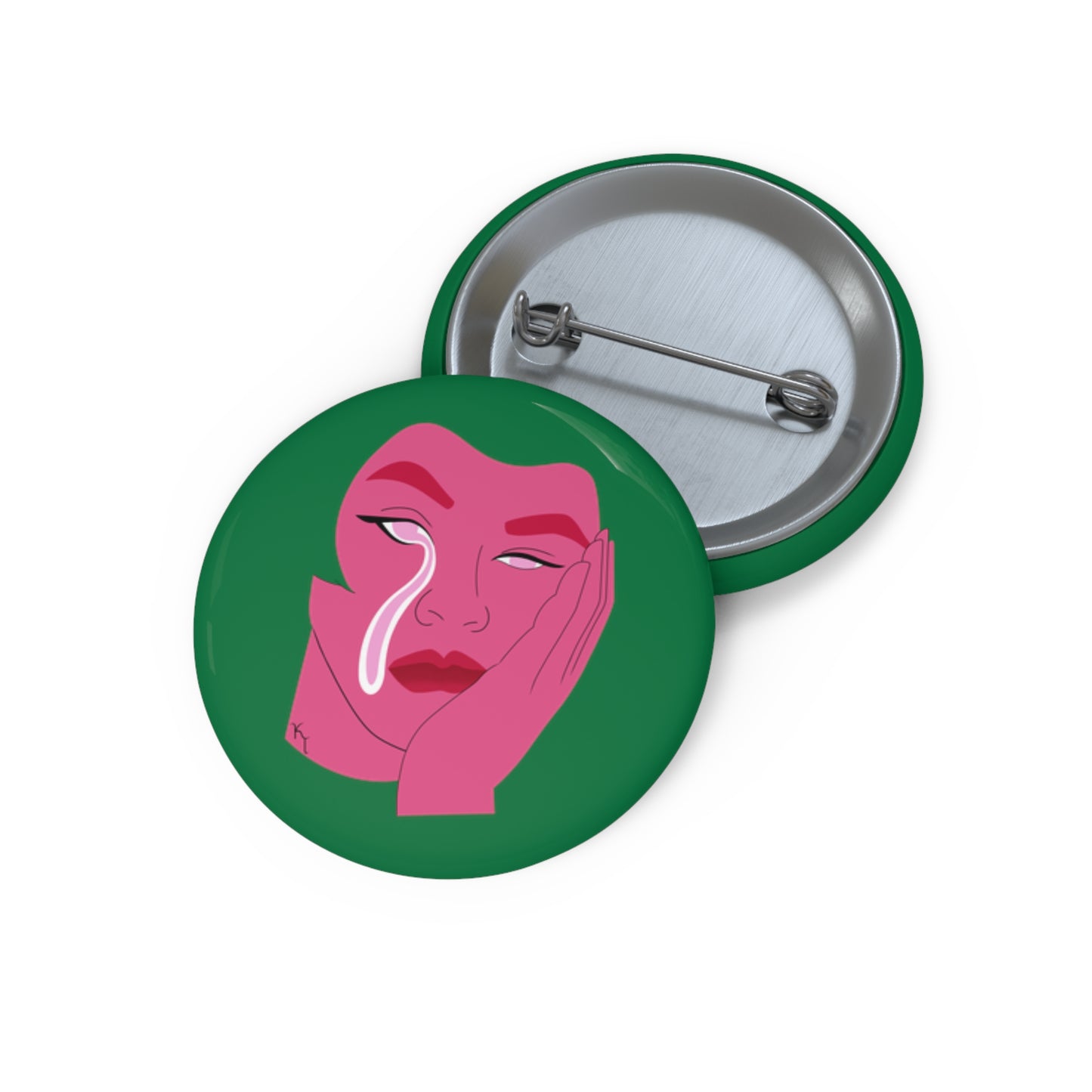 "Squish" Pin Button