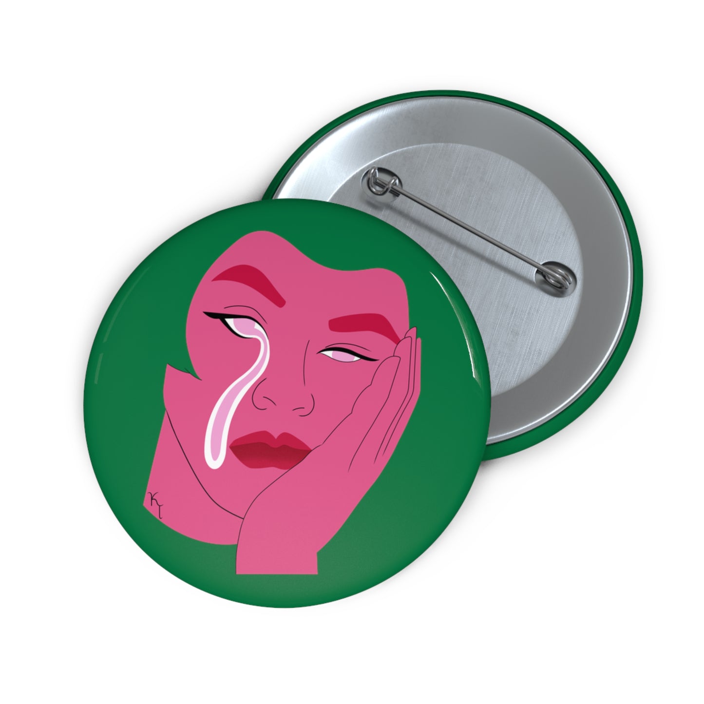 "Squish" Pin Button