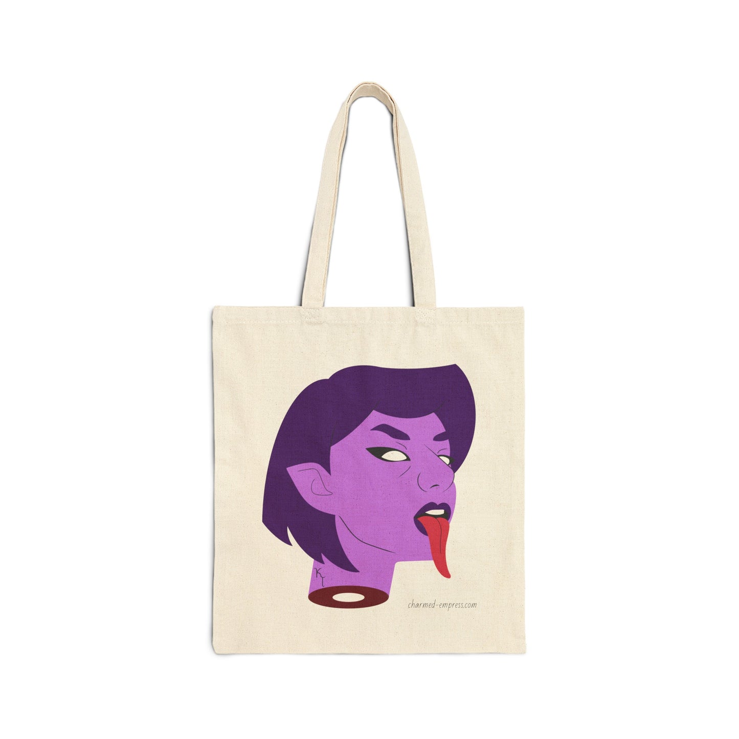 "Tongue" Canvas Tote Bag