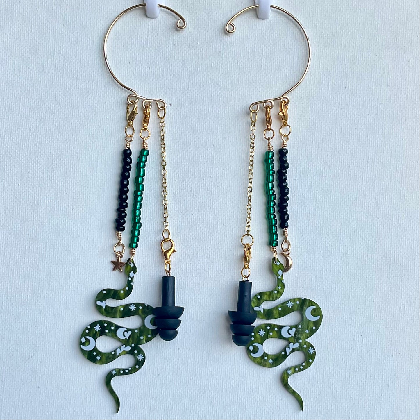 Starlit Serpent Ear Cuff Earplugs