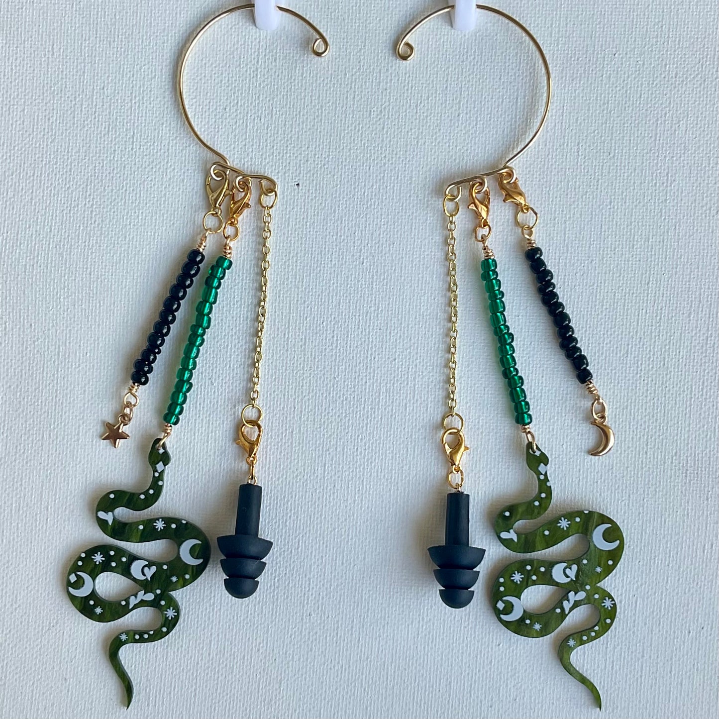Starlit Serpent Ear Cuff Earplugs