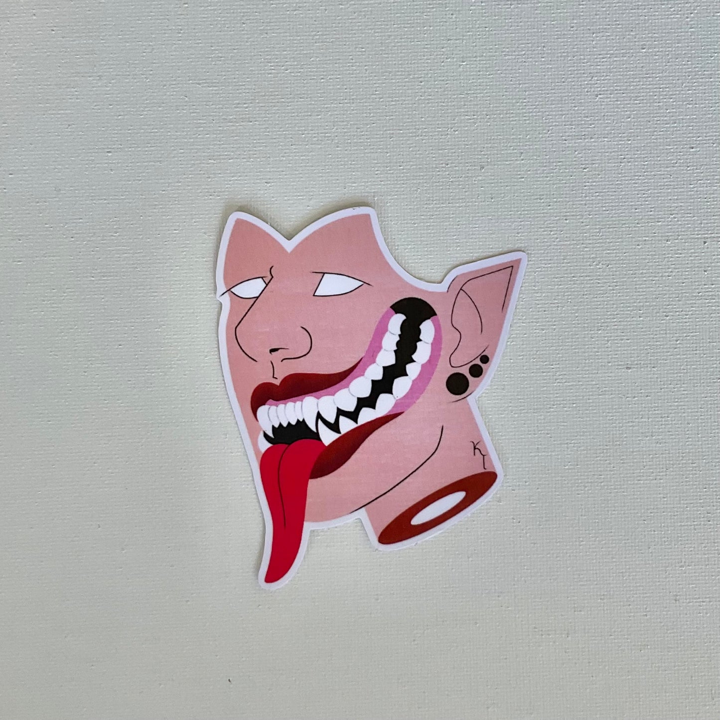 “Teeth” Sticker