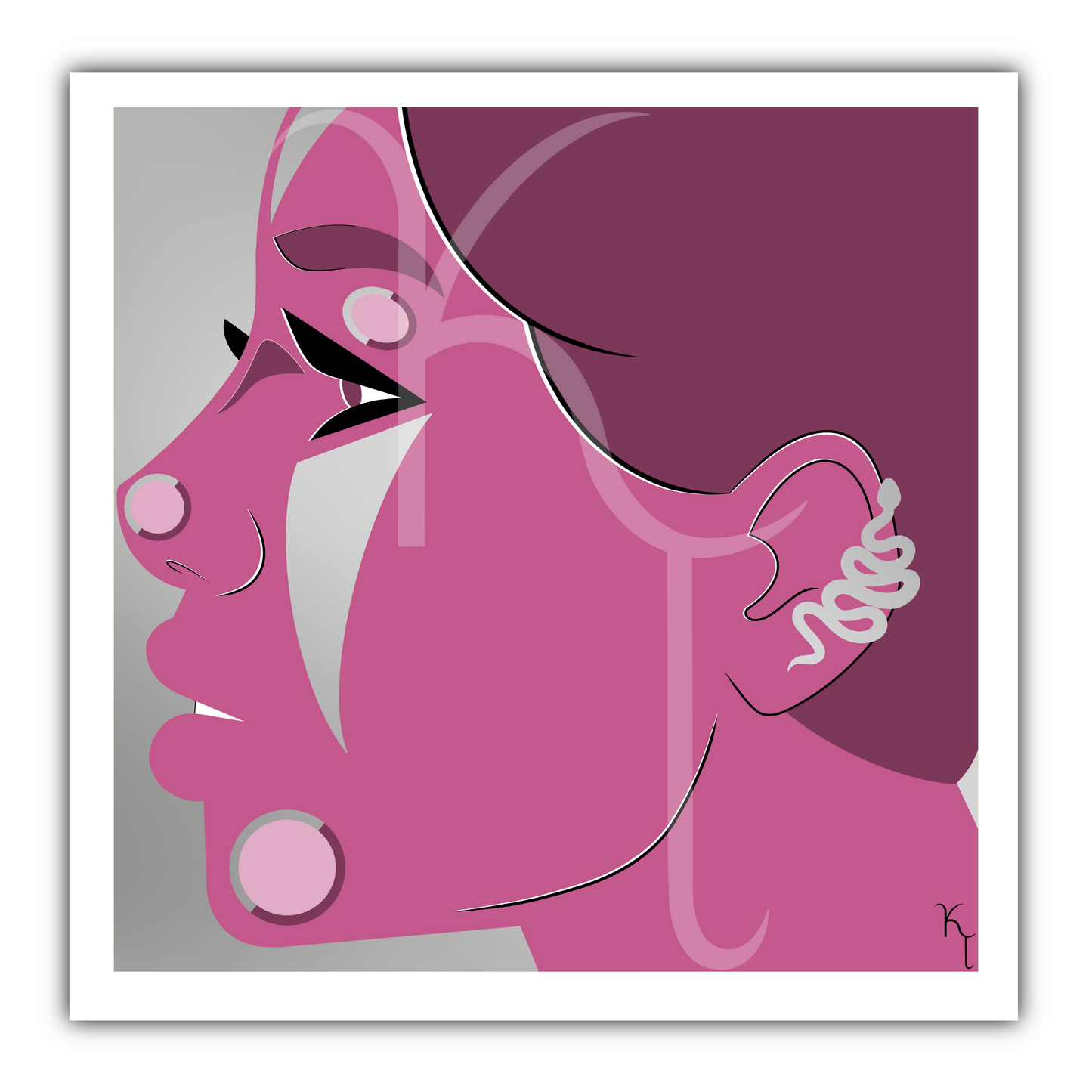 “Whisper” Foil Art Print