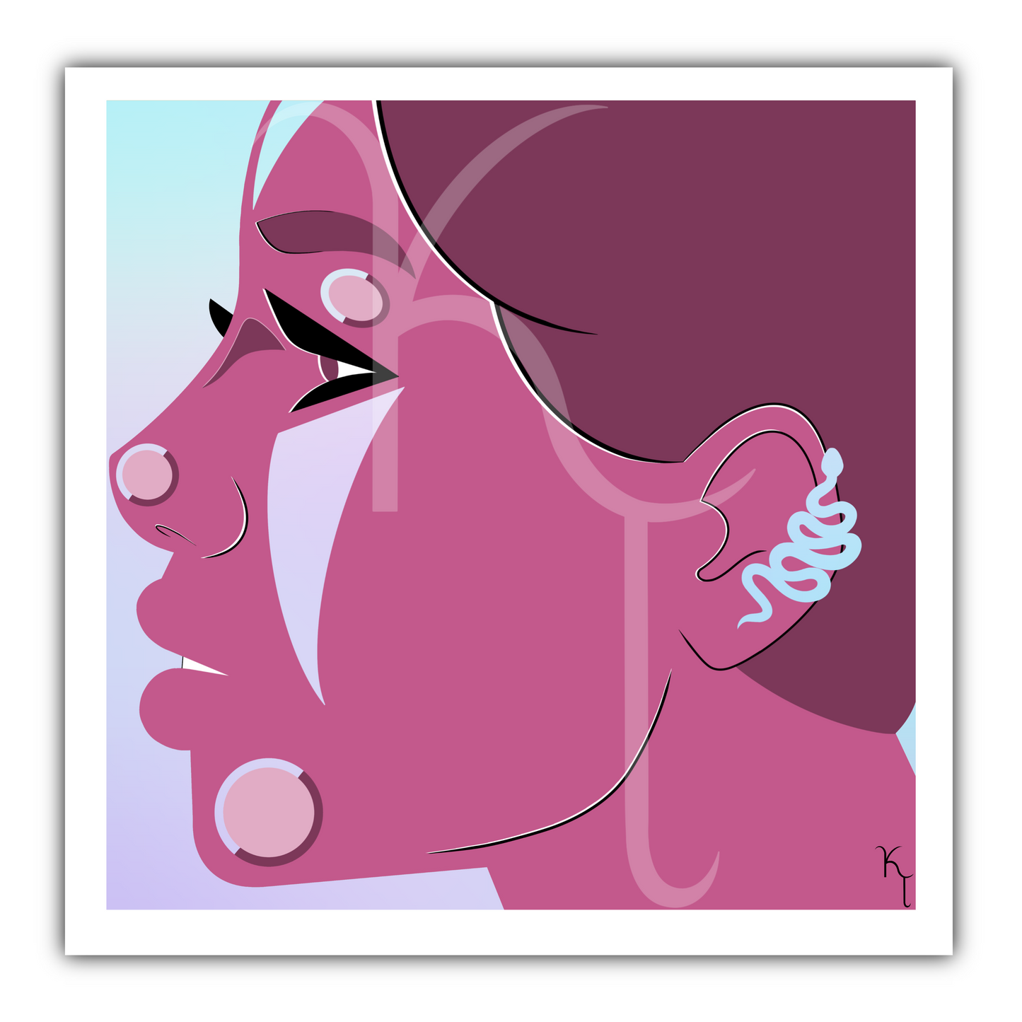 “Whisper” Foil Art Print