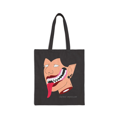 "Teeth" Canvas Tote Bag