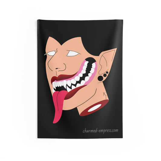 "Teeth" Indoor Wall Tapestry